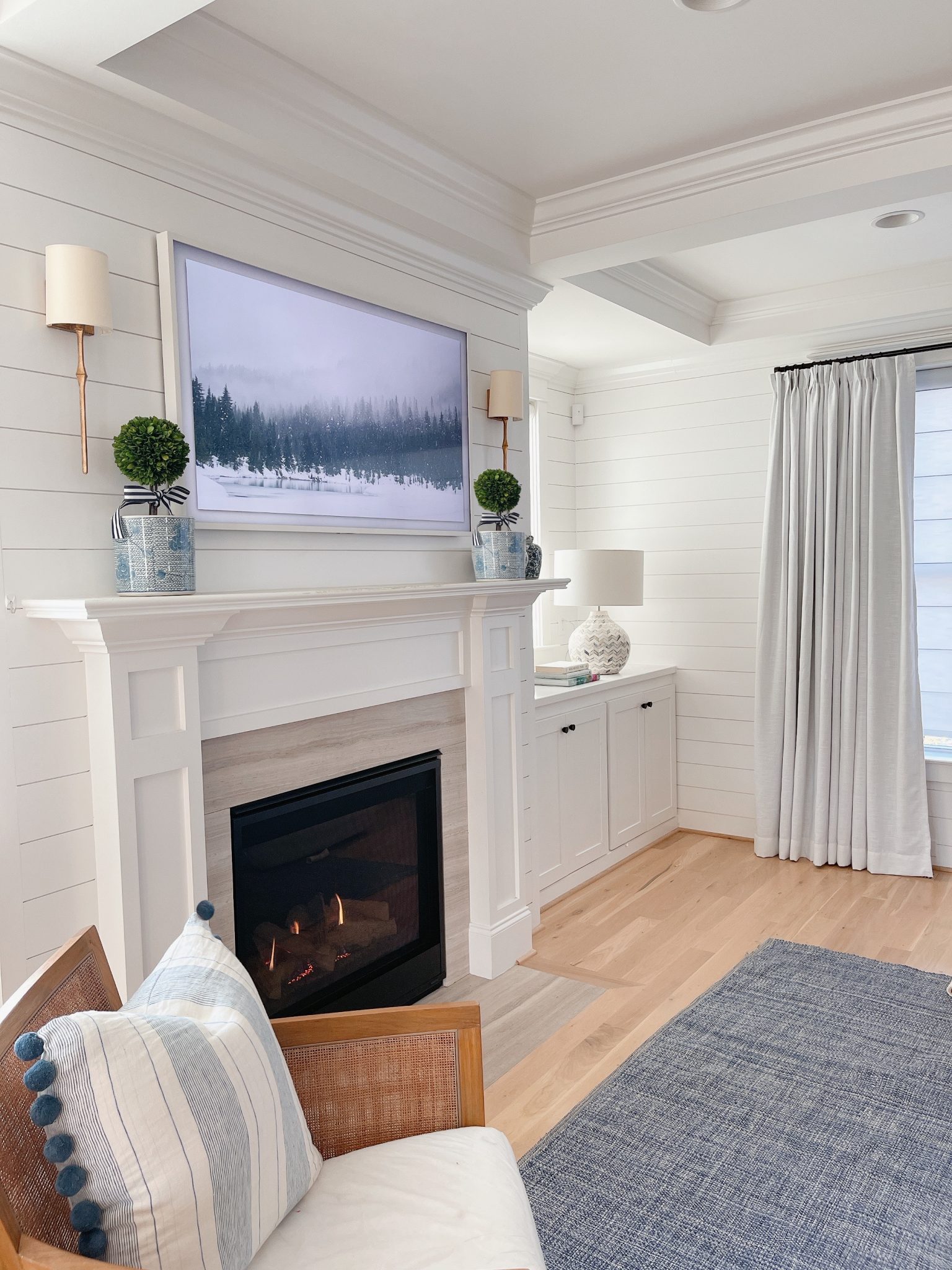 Modern Mantel Decor With A TV: 7 Ways To Pull It Off | Chrissy Marie Blog