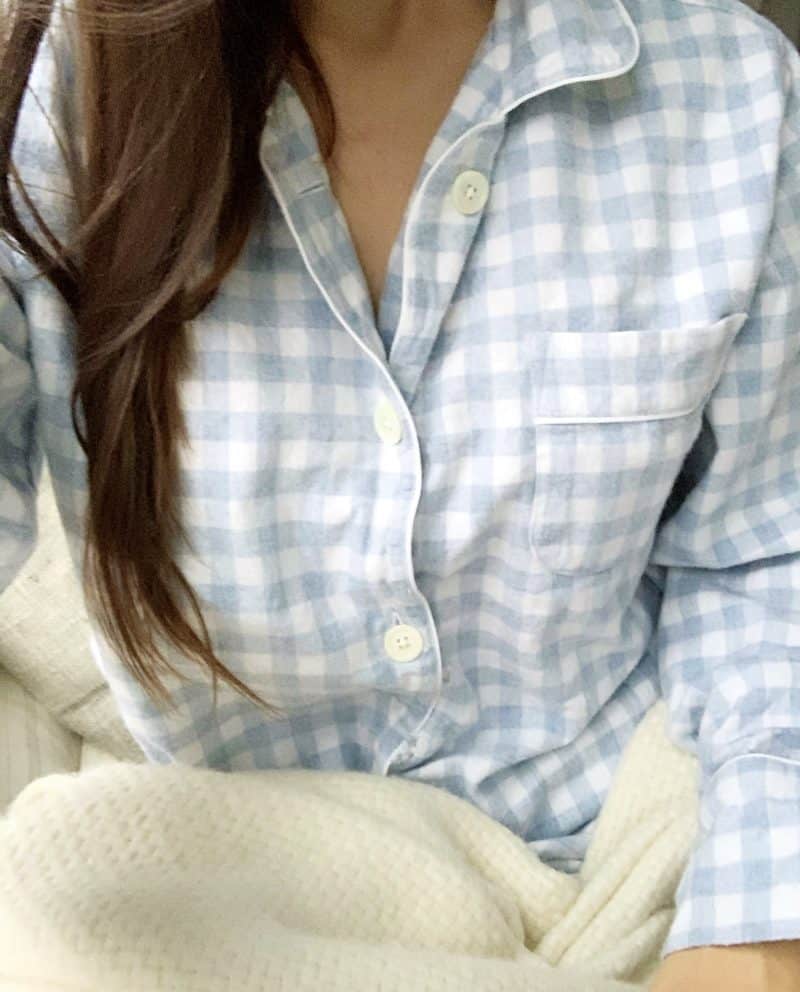 Gingham Pajamas -Blue main image 0