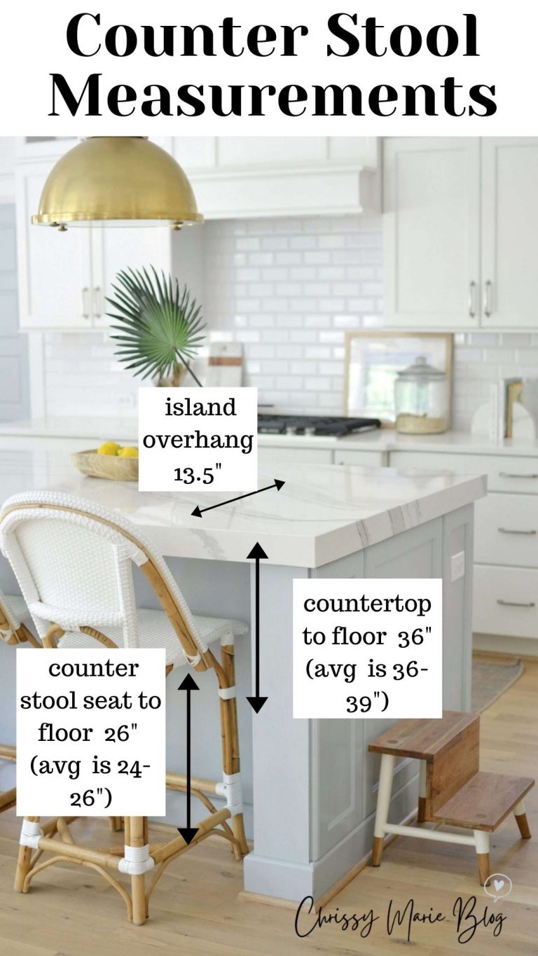 26 Kitchen Island Chairs + Measurements To Know Chrissy Marie